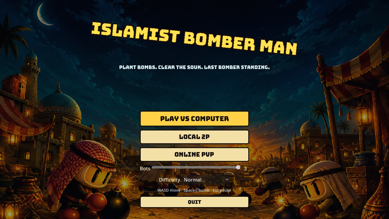 Bomber Man title screen