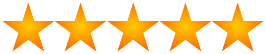 5 star reviews